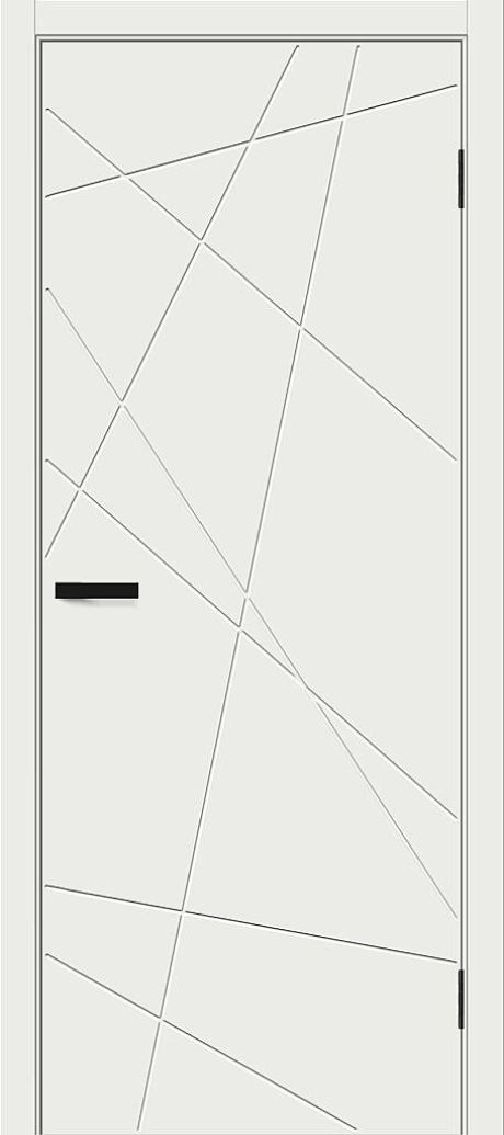 Межкомнатная дверь глухая Граффити-5.Д Super White (BRAVO)