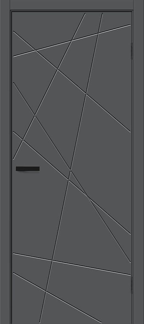 Межкомнатная дверь глухая Граффити-5.Д.П Stormy Silk (BRAVO)