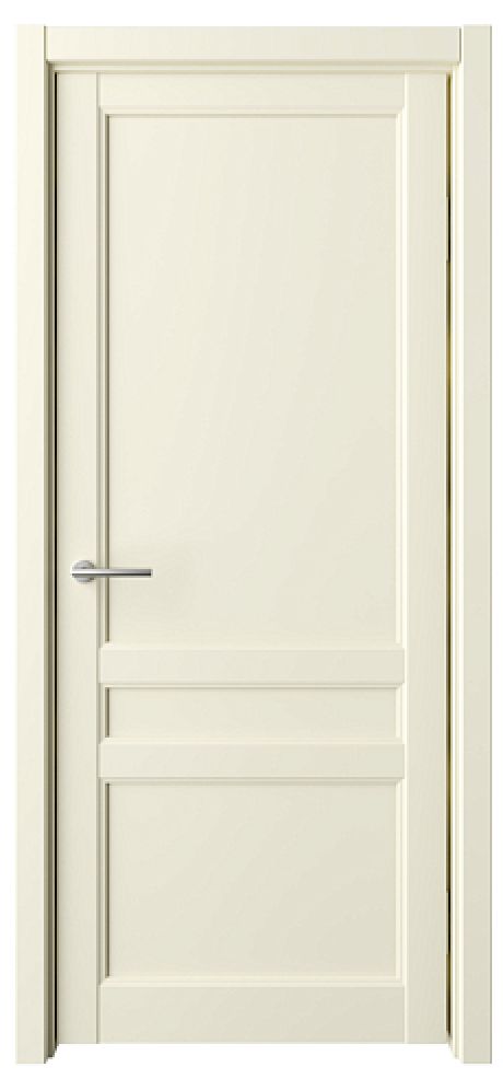 Глухая межкомнатная дверь Олимпия Ваниль Vinyl (ALBERO)