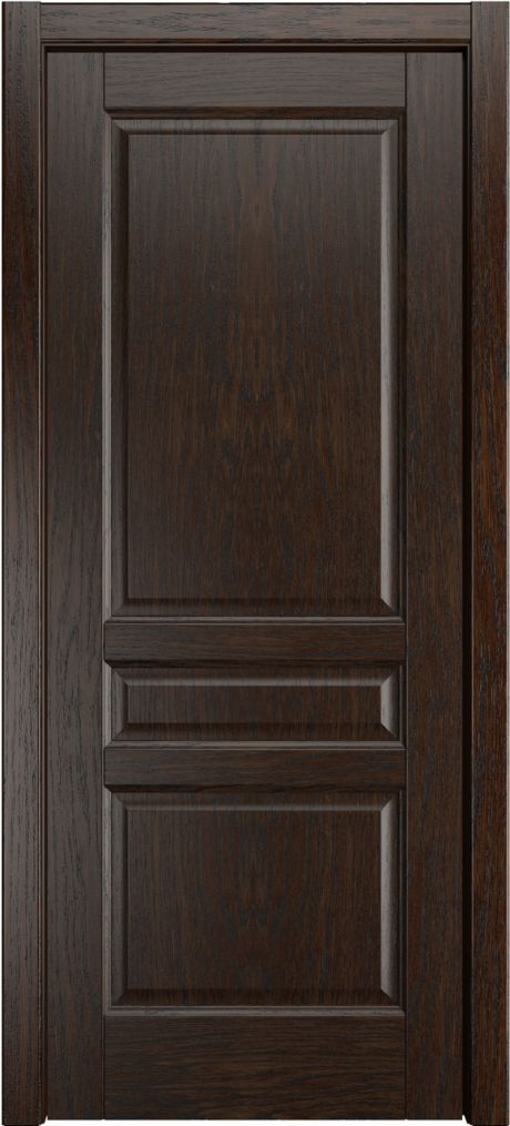 Глухая межкомнатная дверь Ребекка Дуб коньячный Шпон (Мильяна)