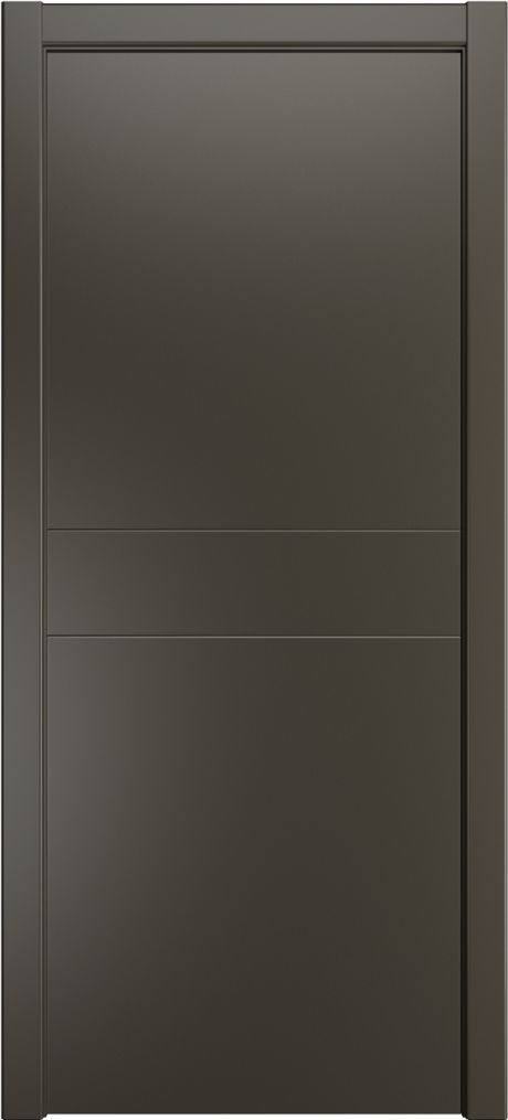 Глухая межкомнатная дверь ID-F Гриджио Эмаль (Мильяна)