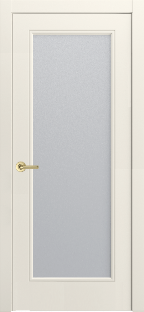 Межкомнатная дверь со стеклом Версаль-Ф RAL 9010 Эмаль (Мильяна)