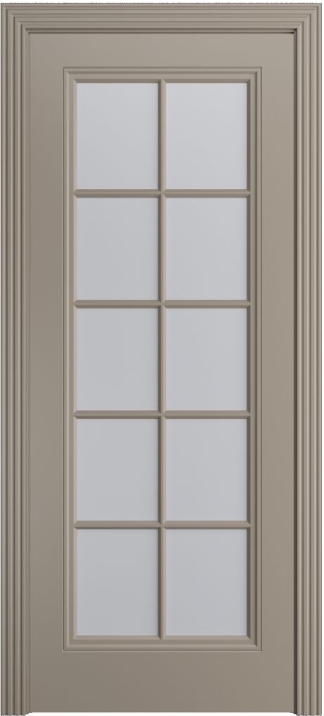 Межкомнатная дверь со стеклом Бьянка-1 Loft Латте Эмаль (Бипи Дорс)