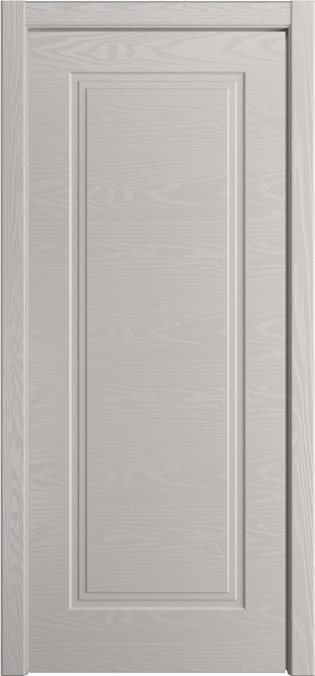 Глухая межкомнатная дверь ID-Челси 1 Агат Шпон (Мильяна)