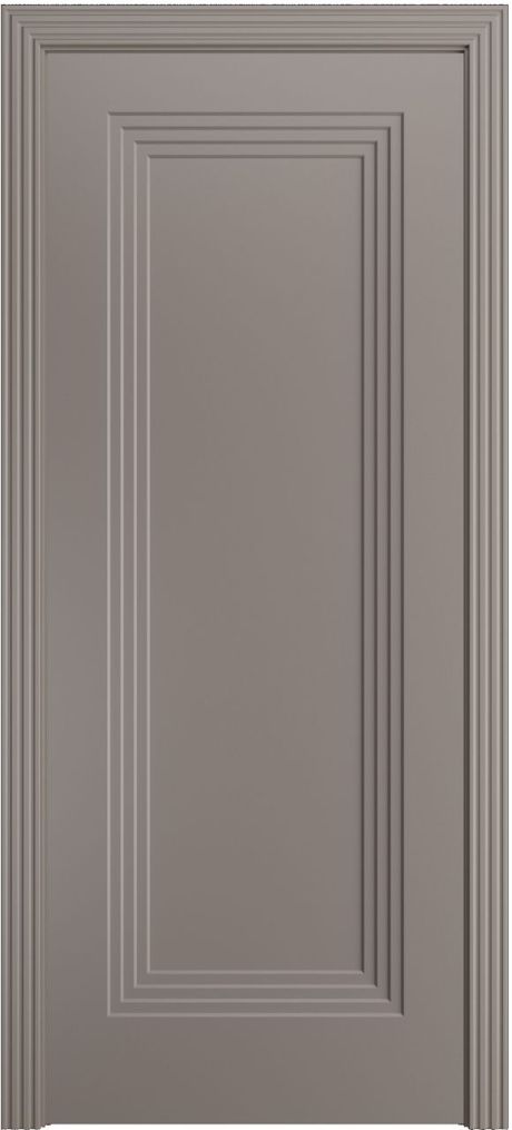 Глухая межкомнатная дверь Каролина-1 Темно-серый Эмаль (Бипи Дорс)