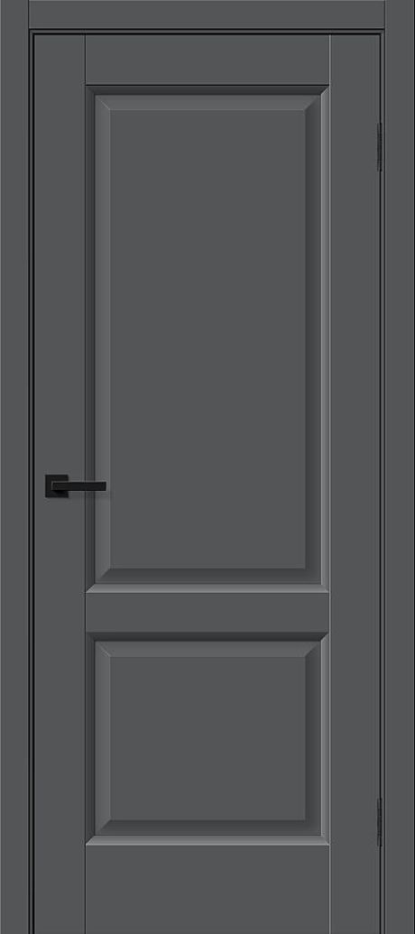 Межкомнатная дверь глухая Неоклассик-32 Stormy Silk (BRAVO)