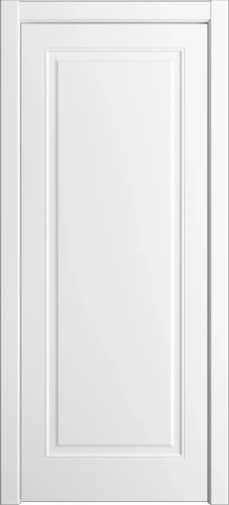 Глухая межкомнатная дверь Бьянка-1 Белоснежный Эмаль (Бипи Дорс)