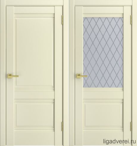 Межкомнатная дверь Laura Жемчуг Эмалит (Лига дверей)