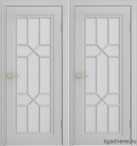 Межкомнатная дверь Loren Светло-серый Эмаль (Лига дверей)