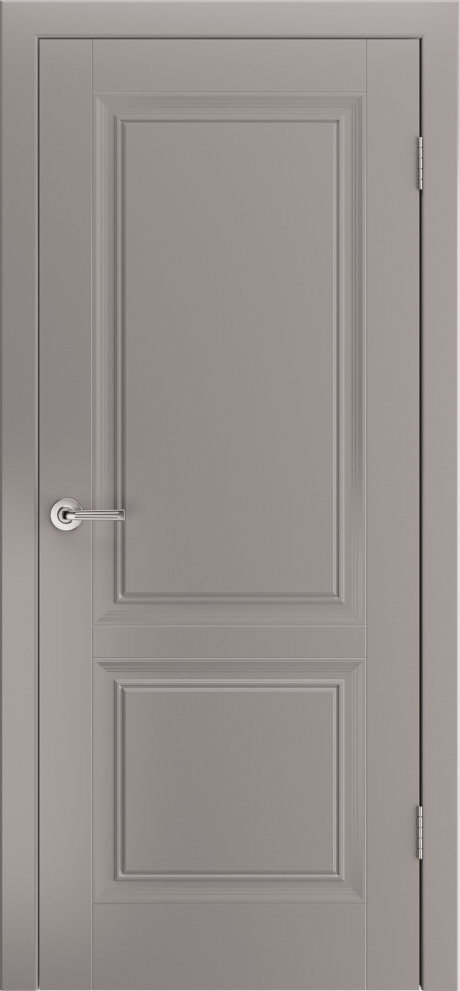 Глухая межкомнатная дверь Крит В2 Мокко Эмаль (Шейл Дорс)