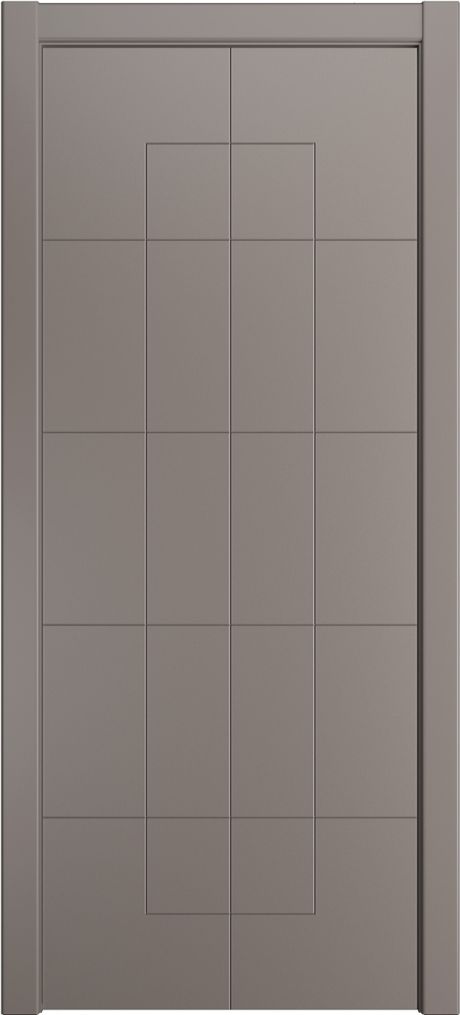 Глухая межкомнатная дверь ID-T Темно-серый Эмаль (Мильяна)