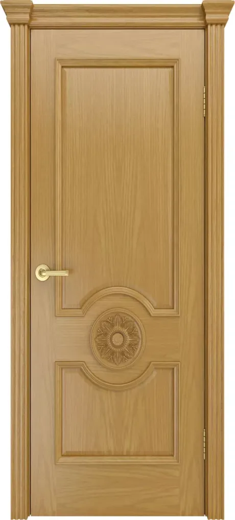 Глухая межкомнатная дверь Портофино Дуб золото Шпон (Бипи Дорс)