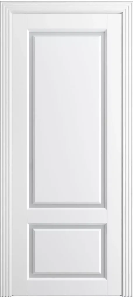 Межкомнатная дверь со стеклом Мадрид Белоснежный Эмаль (Шейл Дорс)