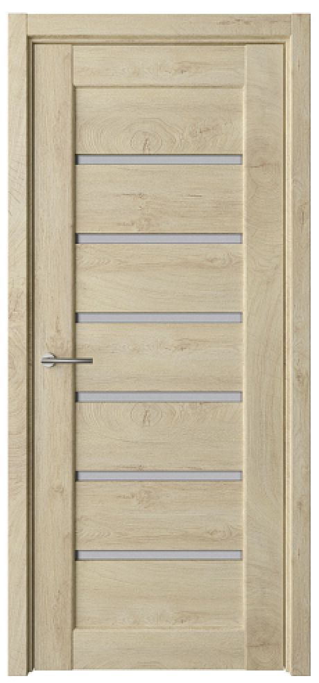 Межкомнатная дверь со стеклом Мальта Дуб золотистый CPL TL Стекло мателюкс (ALBERO)