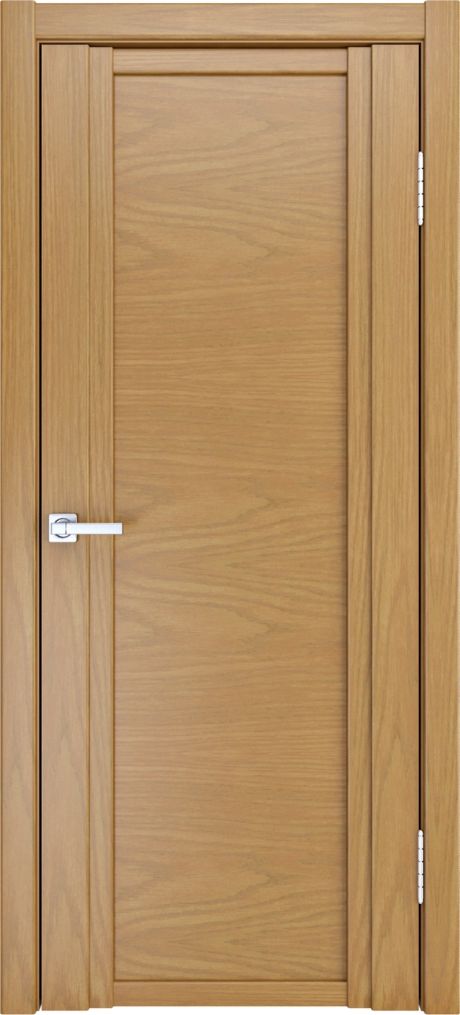 Глухая межкомнатная дверь QDO Дуб золото Шпон (Мильяна)