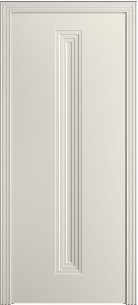 Глухая межкомнатная дверь Каролина-4 Бежевый Эмаль (Бипи Дорс)