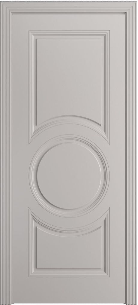 Глухая межкомнатная дверь Адриана-Ф Агат Эмаль (Мильяна)
