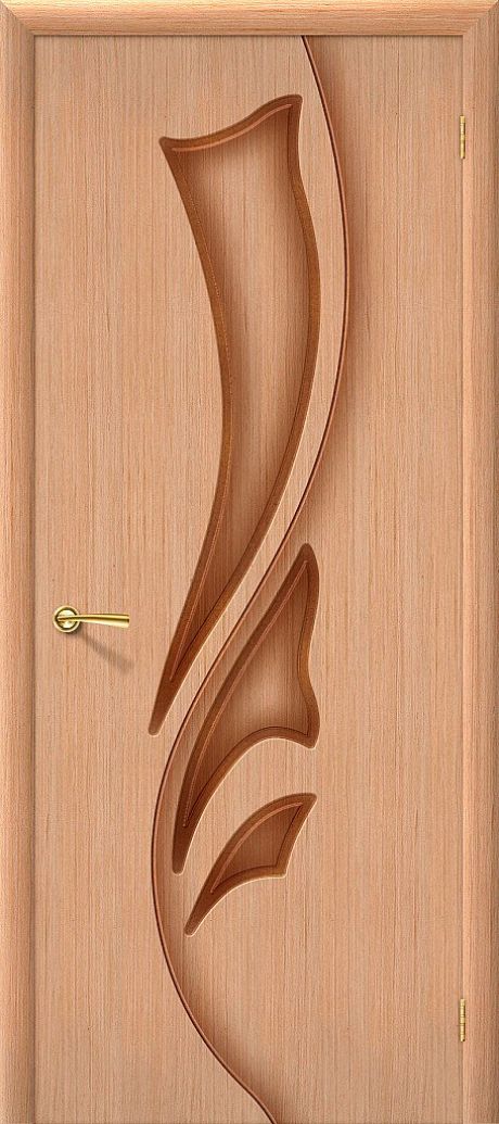 Межкомнатная дверь глухая Эксклюзив Ф-05 (Дуб) (BRAVO)