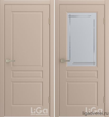 Межкомнатная дверь Belle Латте Эмаль (Лига дверей)