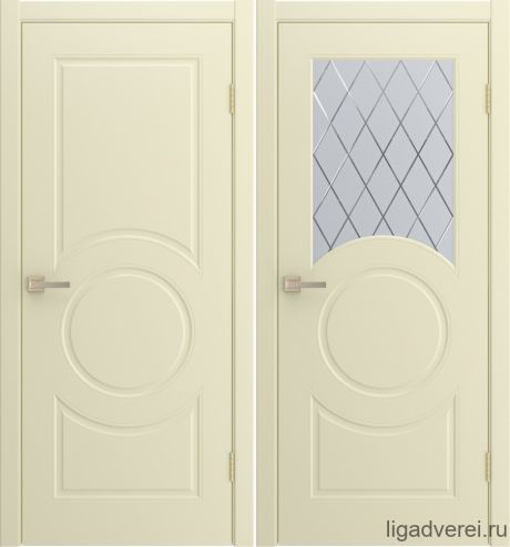 Межкомнатная дверь Donna Жемчуг Эмаль (Лига дверей)