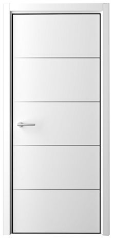 Глухая межкомнатная дверь Status М Эмаль (ALBERO)