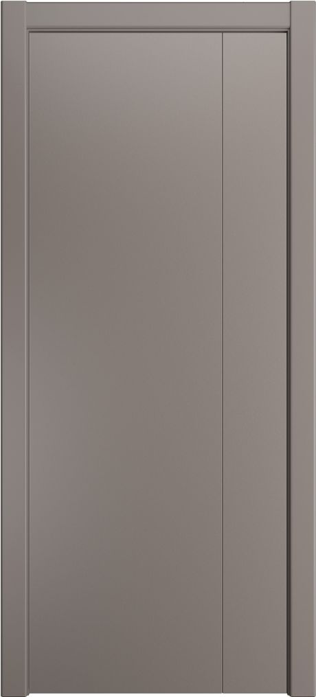 Глухая межкомнатная дверь ID-L Темно-серый Эмаль (Мильяна)