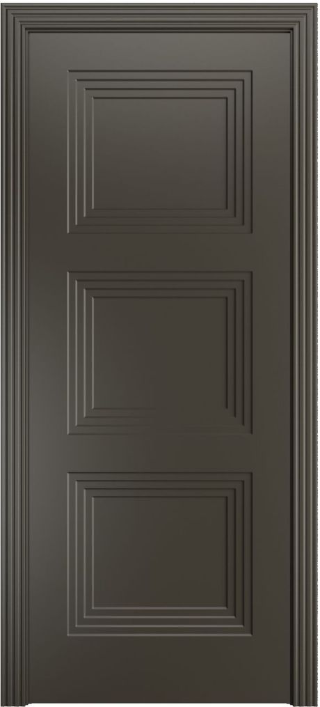 Глухая межкомнатная дверь Каролина Гриджио Эмаль (Бипи Дорс)