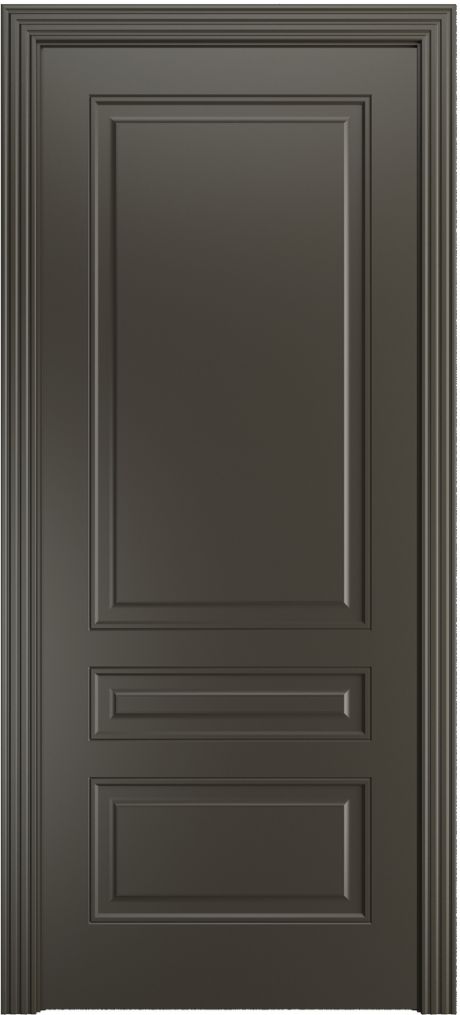 Глухая межкомнатная дверь Бьянка Гриджио Эмаль (Бипи Дорс)