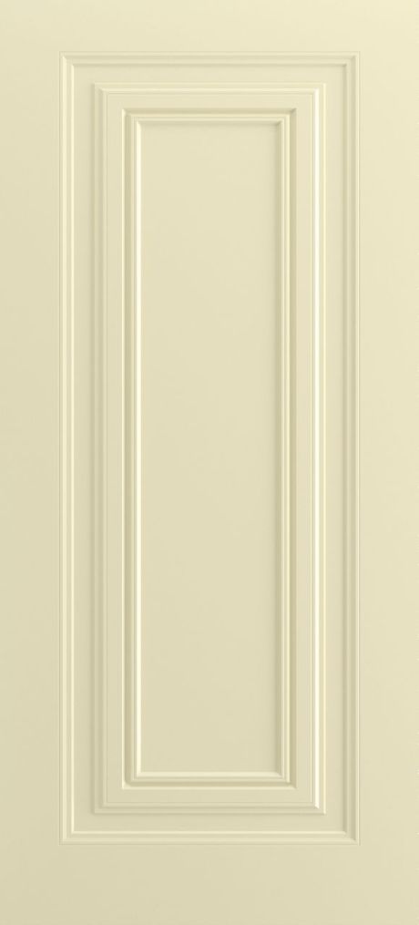 Глухая межкомнатная дверь Титул-1 В1 Слоновая кость Эмаль (Шейл Дорс)