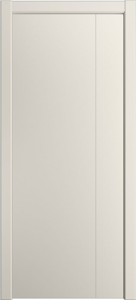 Глухая межкомнатная дверь ID-L Бежевый Эмаль (Мильяна)