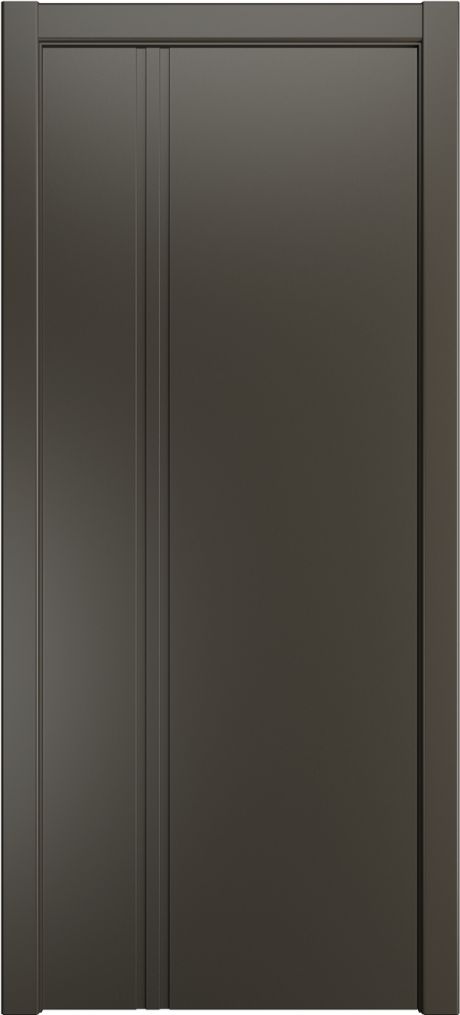 Глухая межкомнатная дверь ID-II Гриджио Эмаль (Мильяна)