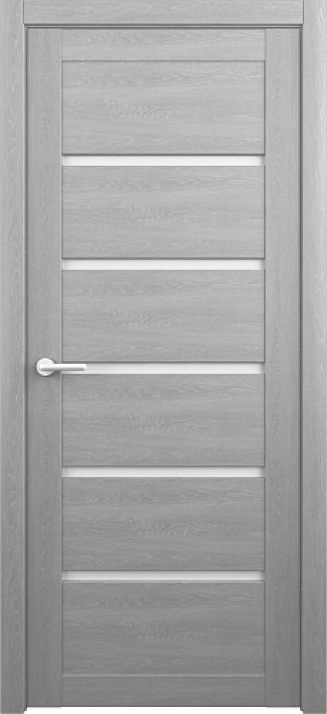 Межкомнатная дверь со стеклом Вена Пепельный дуб Art-Vinyl Стекло белое (ALBERO)