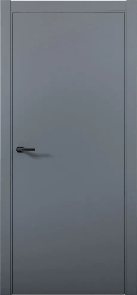 Межкомнатная дверь ESTETICA 01 Антрацит ABS кромка Кромка (Brandoors)