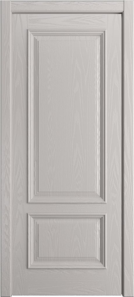 Глухая межкомнатная дверь Версаль-1 Агат Шпон (Мильяна)