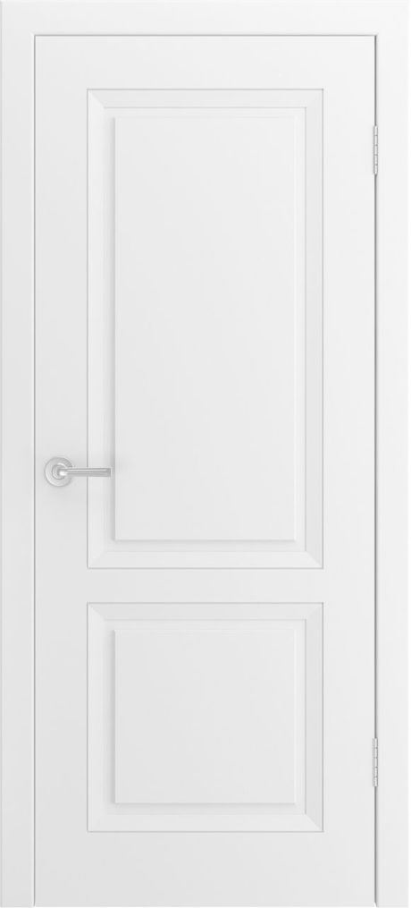 Глухая межкомнатная дверь Нова Белый Эмаль (Шейл Дорс)