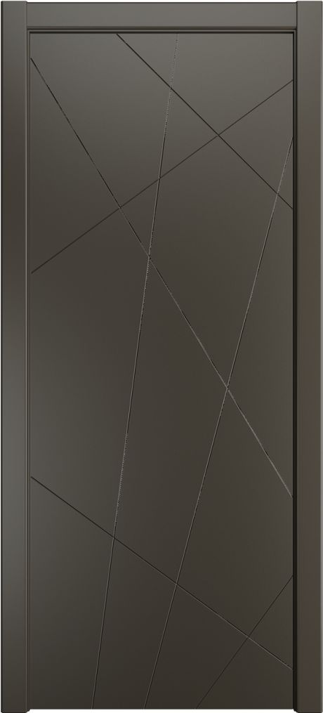 Глухая межкомнатная дверь ID-N Гриджио Эмаль (Мильяна)