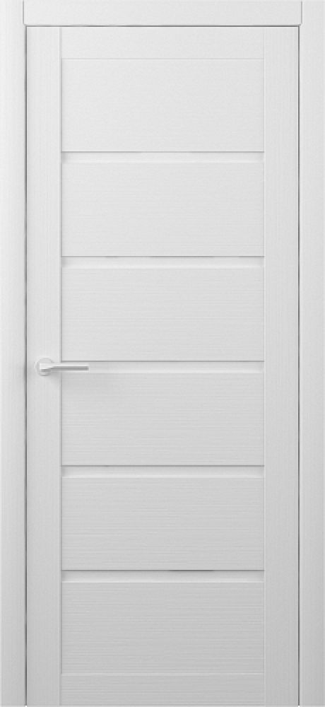 Глухая межкомнатная дверь Вена Кедр снежный Эко-шпон (ALBERO)