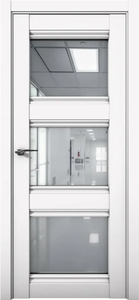 Межкомнатная дверь с зеркалом PRIME 24 Аляска (Brandoors)