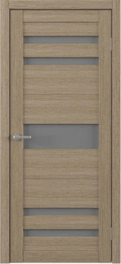 Межкомнатная дверь со стеклом Тренд Т-10 Лиственница латте Eco Tex Стекло мателюкс (ALBERO)