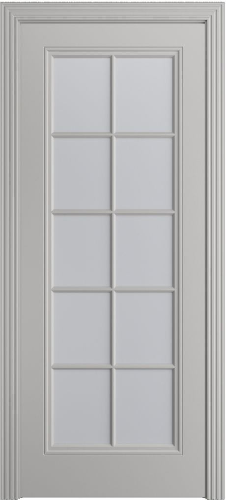 Межкомнатная дверь со стеклом Бьянка-1 Loft Грей Эмаль (Бипи Дорс)