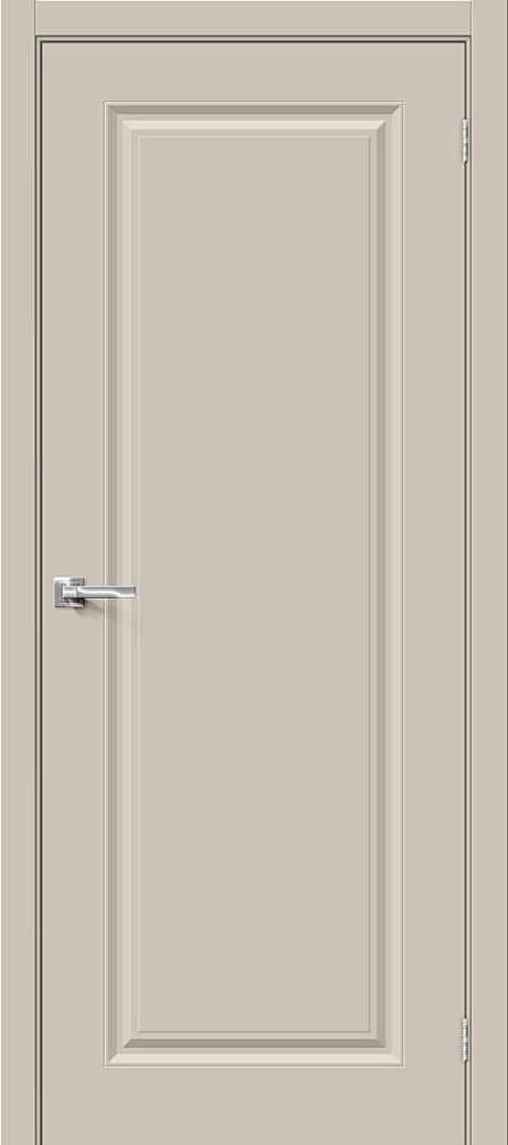 Межкомнатная дверь глухая Скинни-10 Creamy (BRAVO)