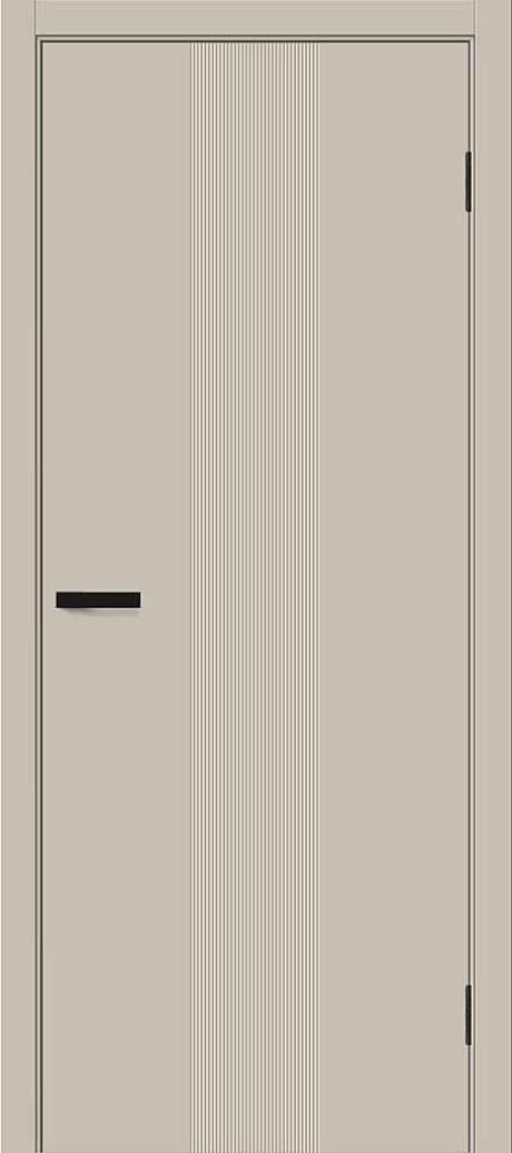 Межкомнатная дверь глухая Граффити-21 Cream Pro (BRAVO)