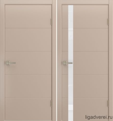 Межкомнатная дверь Barocco Латте Эмаль (Лига дверей)