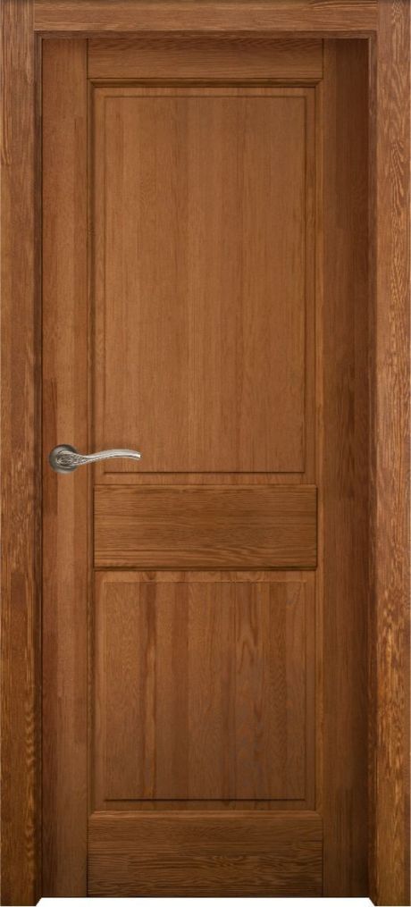 Глухая межкомнатная дверь Нарвик Мёд Массив сосны (ОКА)