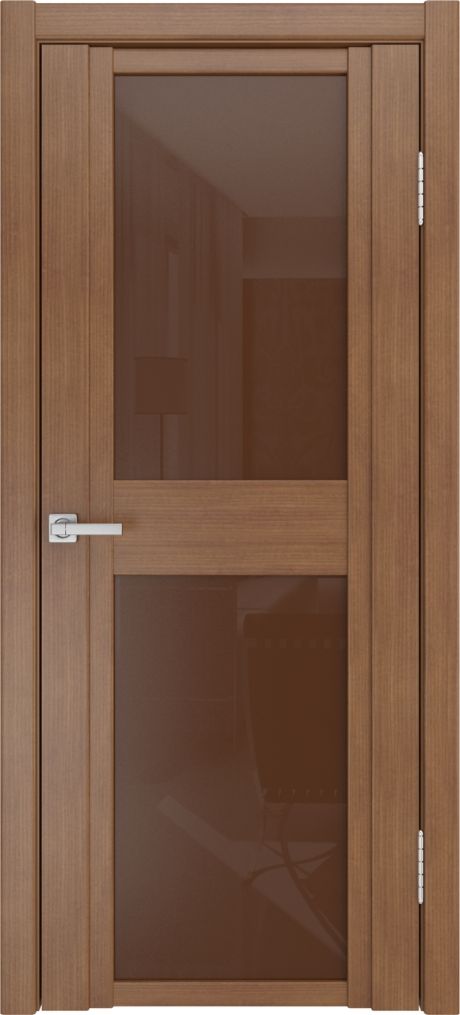 Межкомнатная дверь со стеклом QDO D Палисандр Шпон (Мильяна)