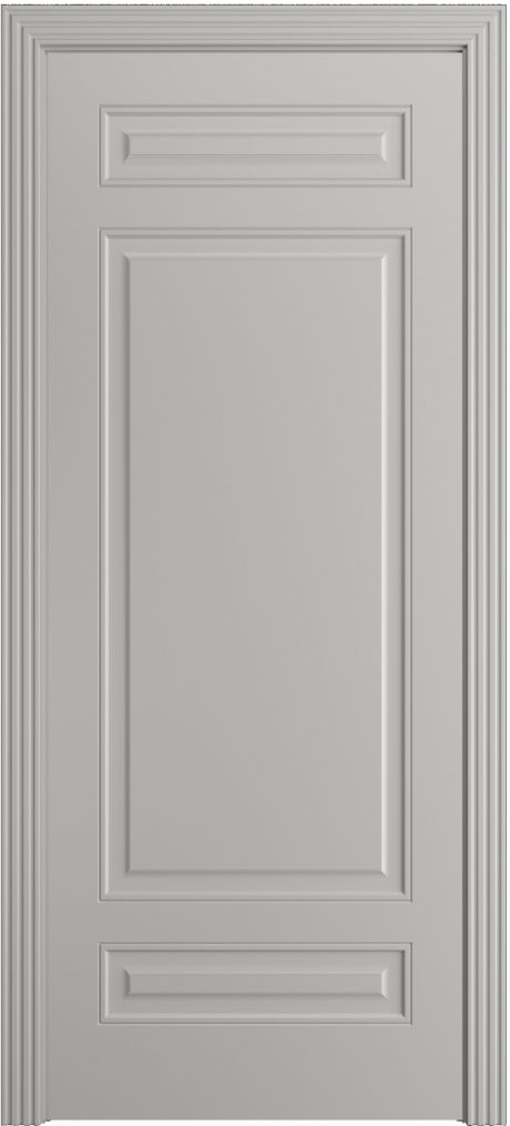 Глухая межкомнатная дверь Бьянка .1 Грей Эмаль (Бипи Дорс)