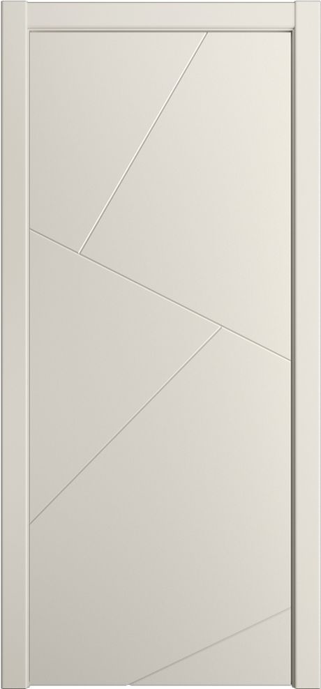 Глухая межкомнатная дверь ID-VL Бежевый Эмаль (Мильяна)