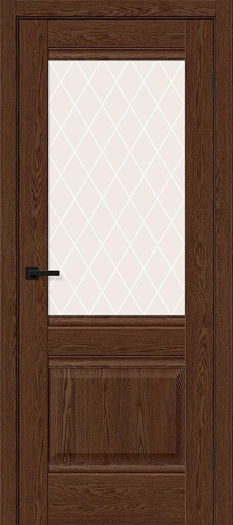 Межкомнатная дверь остекленная Прима-3 Brown Dreamline (Mr.wood)