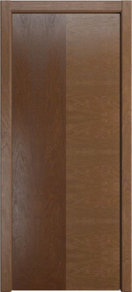 Глухая межкомнатная дверь Некст-1 Дуб мокко Шпон (Мильяна)