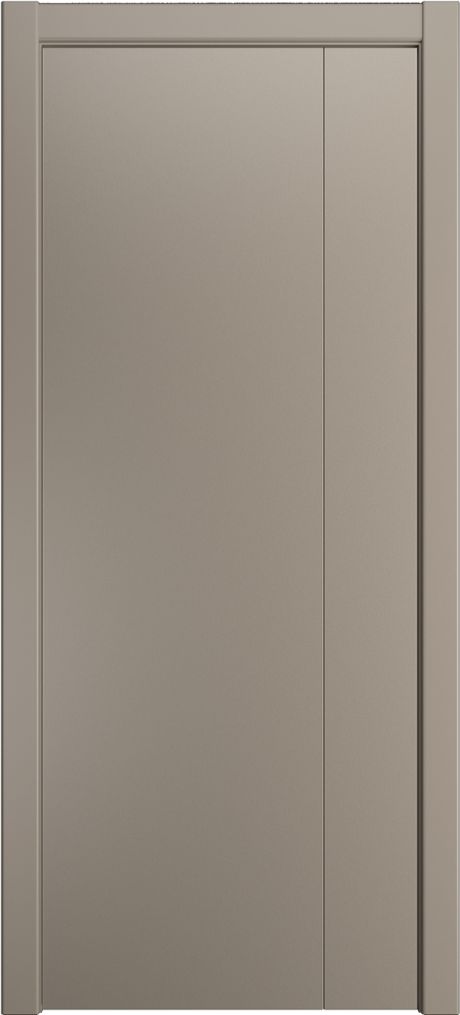 Глухая межкомнатная дверь ID-L Латте Эмаль (Мильяна)